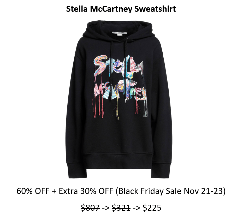 Stella McCartney Hoodie 70%+&nbsp;OFF