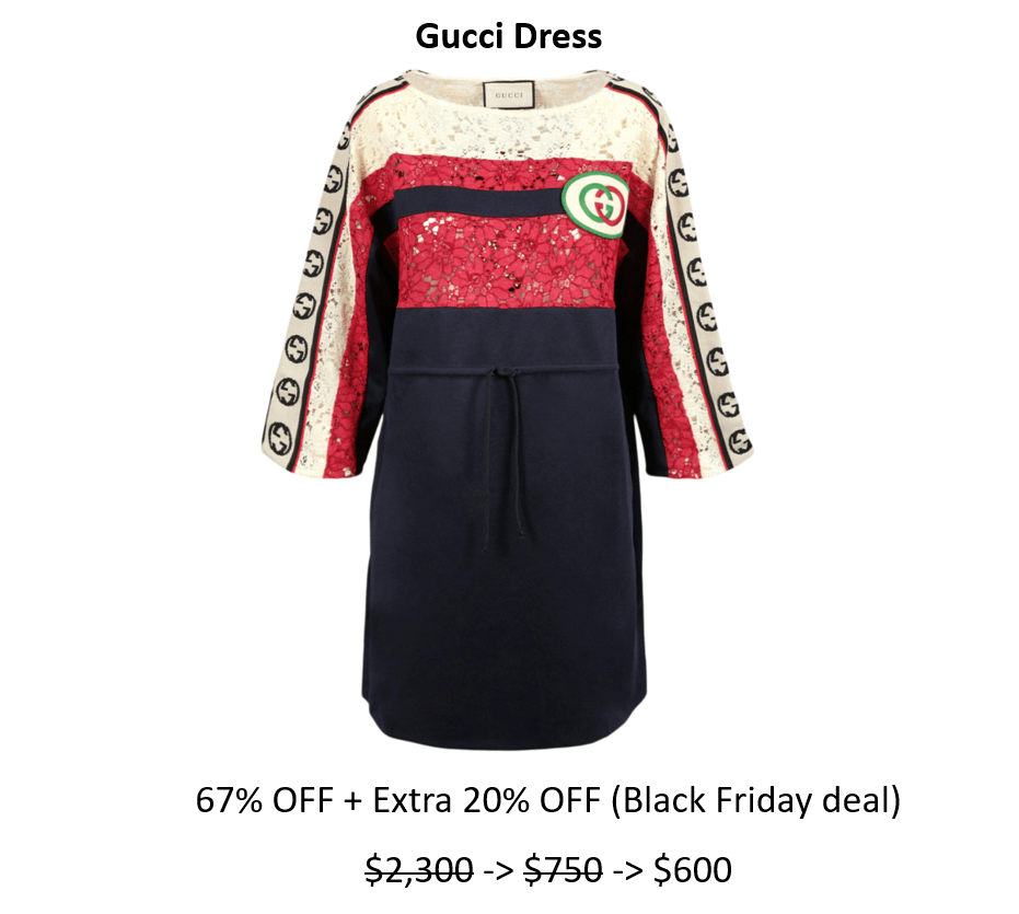 Gucci Dress 70%+ Off Black Friday&nbsp;Deals