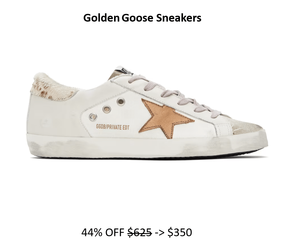 Golden Goose Sneakers 40%+&nbsp;Off