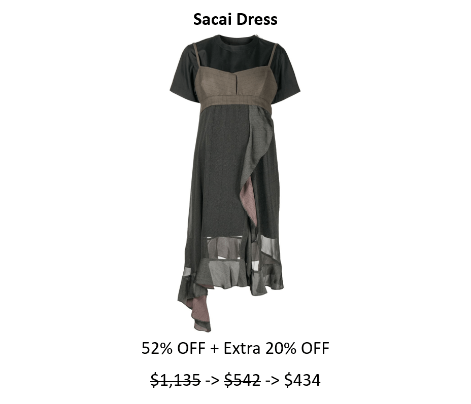 Sacai Dress 60%+&nbsp;Off