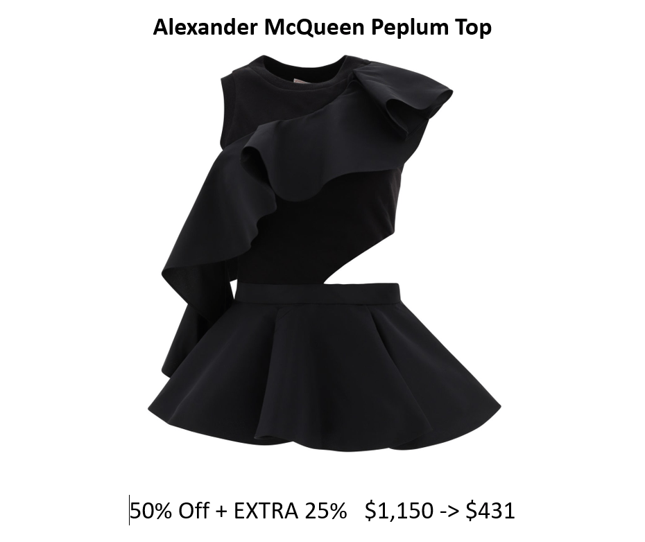 Alexander McQueen Top 60%+&nbsp;Off