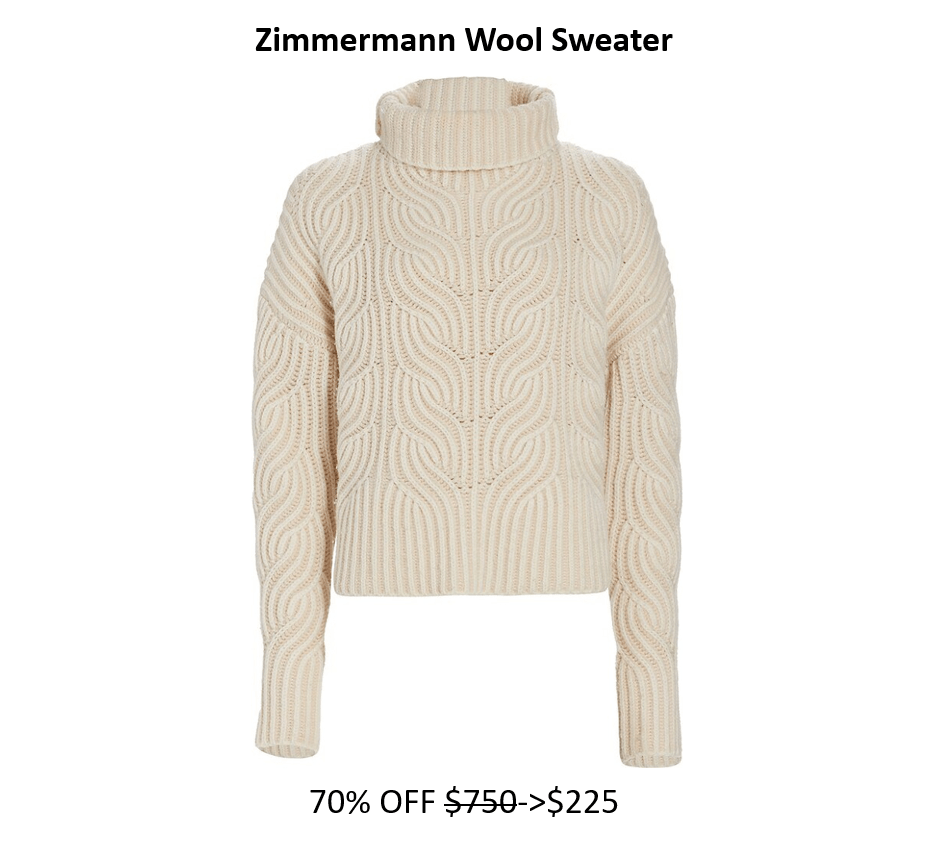 Zimmermann Wool Sweater 70%&nbsp;Off