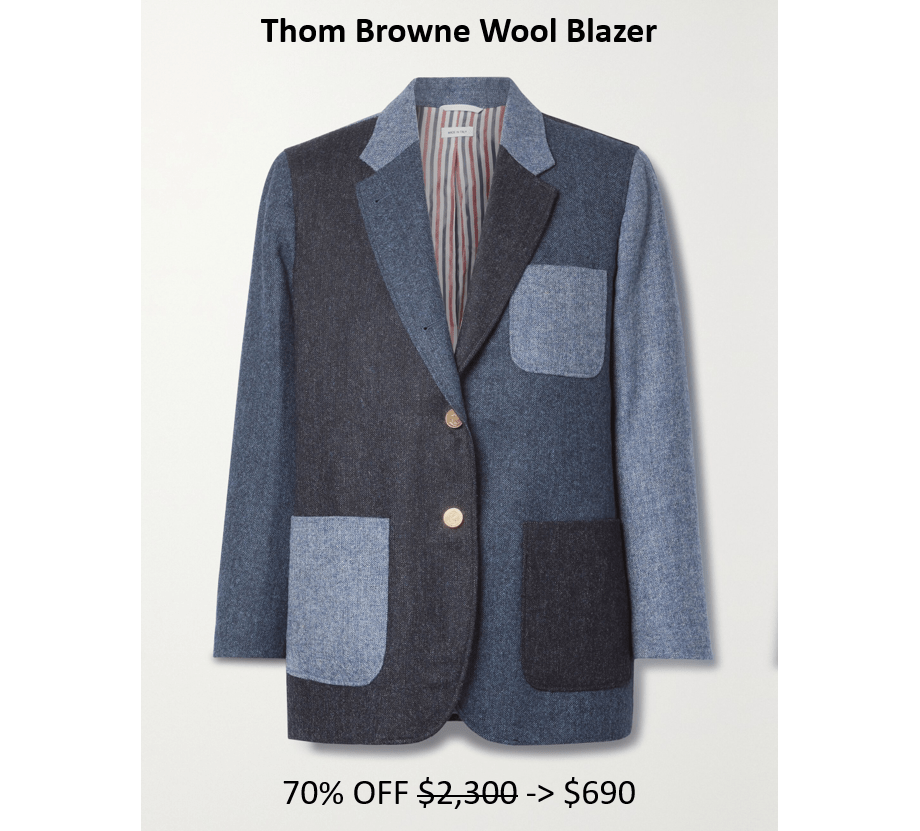 Thom Browne Wool Blazer 70%&nbsp;Off