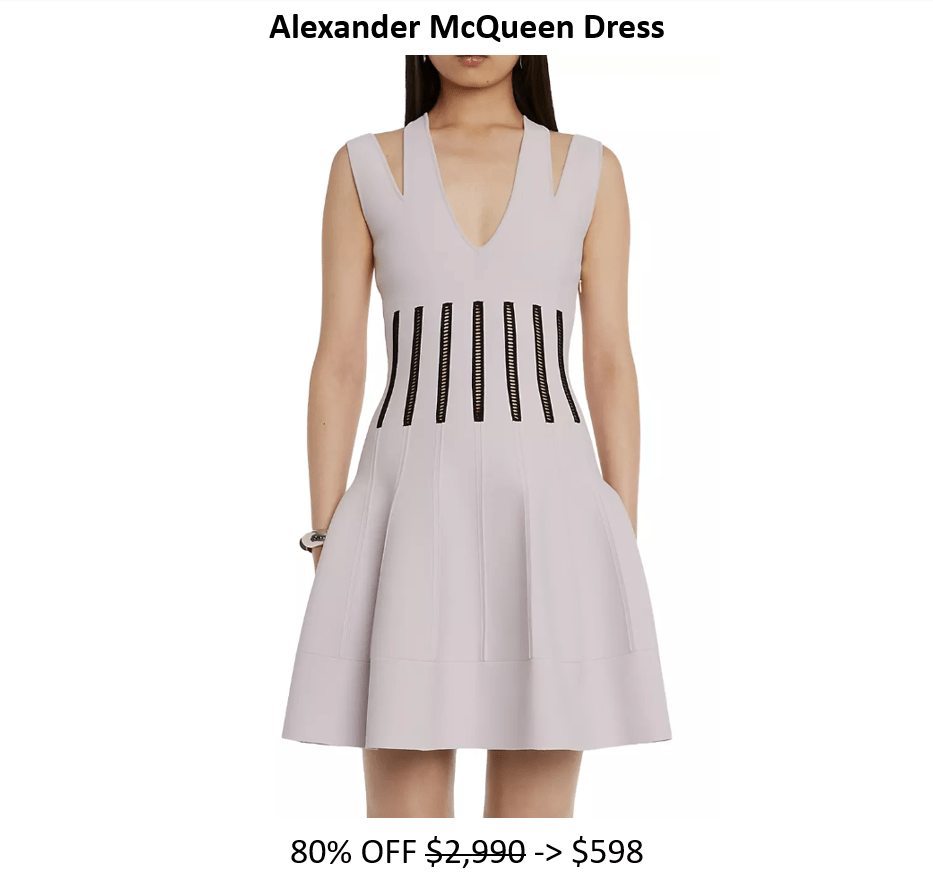 Alexander McQueen Dress 80%&nbsp;Off